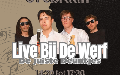 Live Bij De Werf 8 februari De Juiste Deuntjes!