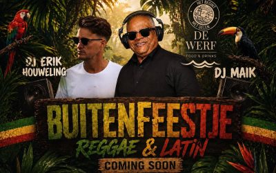 BUITENFEESTJE – Latin & Reggae vibes op 21 Juni!